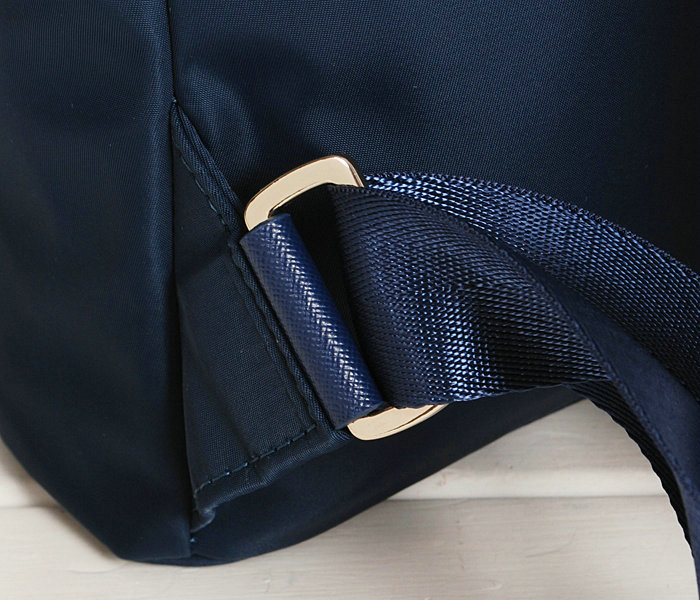 2014 Prada nylon drawstring backpack bag BZ1562 royalblue